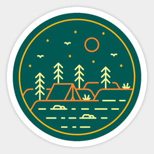 Camping Addict 3 Sticker